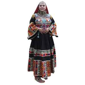 Nouveauté Robes de style afghan brodées pour femmes Prix de gros Robes afghanes à manches longues en vente - Product Image 1
