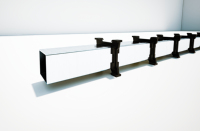 Offre Spéciale – Lames de terrasse WPC (bois-plastique) 3ème génération, antidérapantes, étanches, écologiques, 25 mm, pour piscine, barbecue, jardin, parc, stade, allée