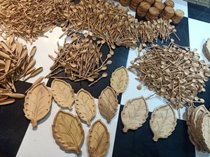 Panier de rangement en bois artisanal de qualité supérieure, solution d'organisation polyvalente et écologique pour la décoration intérieure moderne - Product Image 4
