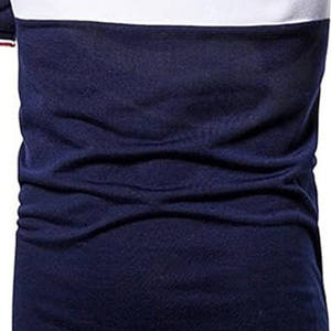 Polos de hombre con logotipo bordado e impreso personalizado de alta calidad, polos ajustados de poliéster y algodón 100% para hombre - Product Image 4