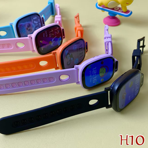 Montre connectée pour enfants H10, écran carré IPS de 1,9 pouce, charge magnétique, étanche IP67, écran tactile, suivi d'activité et jeux - Product Image 2