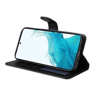 Étui de téléphone portable pliable magnétique en PU+TPU avec support, fentes pour cartes, design électroplaqué, cordon et protection d'écran pour Pixel