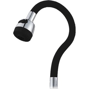 Aérateur de robinet en silicone noir à tête pivotante pour économie d'eau - Modèle 8684777106114 - Product Image 1