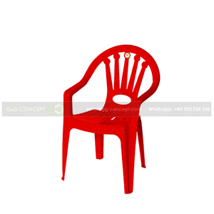 เก้าอี้พลาสติกขนาดใหญ่สำหรับขายเฟอร์นิเจอร์บ้านห้องรับประทานอาหารการออกแบบที่ทันสมัยที่มีคุณภาพสูงจากผู้ผลิตเวียดนาม - Product Image 1