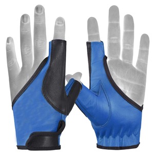 Guantes de arco Tiro con arco Caza tradicional Longbow Dedos Tab Cuero de vaca Juego de engranajes protectores Armguard Protectores de manos - Product Image 1
