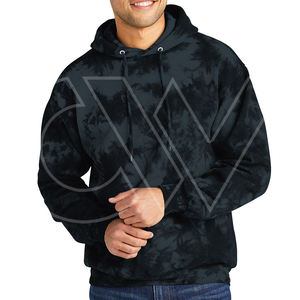 Sudadera con capucha Tie Dye de calidad superior Temporada de invierno Patrón 3D Material polar de poliéster/algodón para hombres - Product Image 1