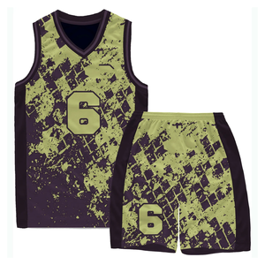 Meilleur design de maillot de basket-ball respirant, uniforme imprimé grande taille - Product Image 6