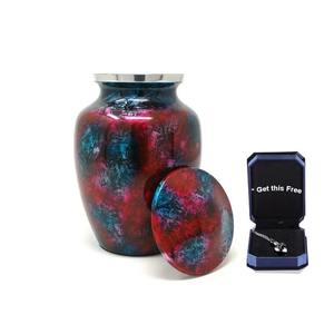 Urna de cremación hecha a mano de alta calidad para adultos Urna funeraria elegante con tapa segura y diseño atemporal a los mejores precios - Product Image 1