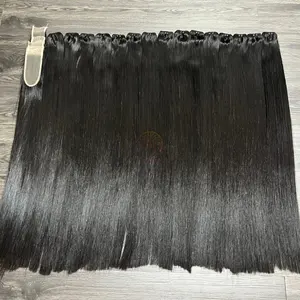 Extensiones de cabello humano de 100 gramos, extensiones de cabello liso de hueso de alta calidad de Color Natural de Sudáfrica - Product Image 1