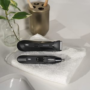 Tondeuse Électrique Corporelle Alimentée par USB/Piles, Étanche, en Plastique, pour Nez et Oreilles, pour Hommes, Utilisation Domestique et en Camping-Car - Product Image 1
