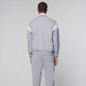 Veste de survêtement légère et réversible antibactérienne, respirante et écologique de haute qualité, ensemble de pantalons, col montant, logo avant - Product Image 4