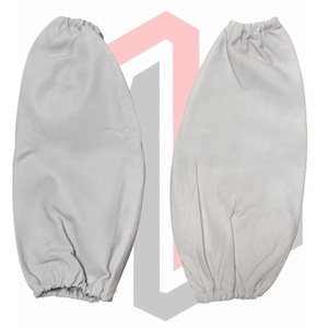 Manchons de soudage en cuir de 14 pouces, résistants aux flammes, antistatiques, épaisseur de 7 oz, protection des bras pour les soudeurs, gants de sécurité - Product Image 1