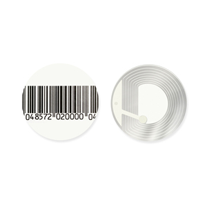33mm/40mm Đường kính an ninh RF nhãn bán lẻ chống trộm <span class=keywords><strong>Sticker</strong></span> bán buôn <span class=keywords><strong>EAS</strong></span> RF 8.2MHz Vòng nhãn mềm - Product Image 1