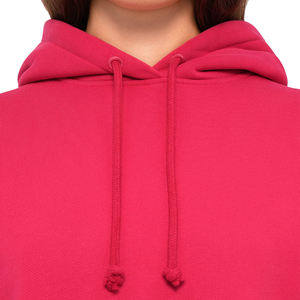 Sweat à capuche oversize pour femme avec logo personnalisé, décontracté, doux, respirant, en toile de coton thermique, tendance streetwear, taille XS - Product Image 4