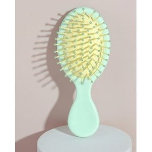 Lot de 10 mini-brosses à cheveux de voyage en plastique Lion Wholesale / Peignes ovales démêlants à sec - Product Image 5