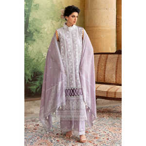 ชุดเสื้อชีฟองปักลายดิ้นและเลื่อม 3 ชิ้น รุ่น DN-52035 พร้อมผ้าคลุมไหล่พิมพ์ลายสีเงินและเคลือบเงา - Product Image 5