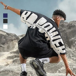 T-shirt unisexe en coton épais 100% pour hommes, imprimé sur mesure, style décontracté, grande taille, imprimé uni, design uni - Product Image 3