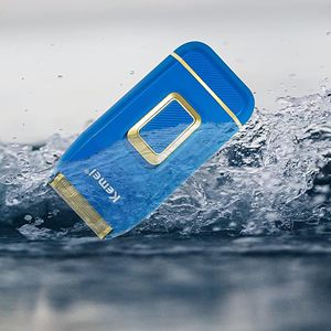 Rasoir électrique sans fil rechargeable à double grille pour hommes chauves, utilisation visage et corps, fournitures de barbier - Product Image 2