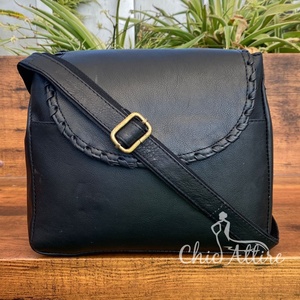 Bolsos populares de cuero genuino negro, bolso cruzado de alta calidad para mujer, bolsos de hombro de cuero de vaca duraderos con correa ajustable - Product Image 1