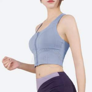 Ensemble de yoga skinny personnalisé de haute qualité pour femmes vêtements de sport en spandex sans couture motif d'impression de taille élastique leggings de course vêtements de sport - Product Image 2