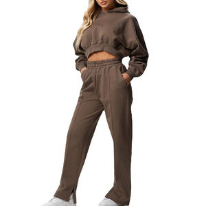Chándal Unisex 2025, Chándal de Algodón y Felpa para Mujer, Grueso, Cómodo, 500 GSM, Talla Grande - Product Image 1