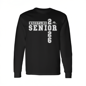 Maglietta a maniche lunghe promozionale per la serata di gala di laurea 2026 - Wrestling Senior 7 - Maglietta da wrestling per la laurea 2026 - Product Image 2