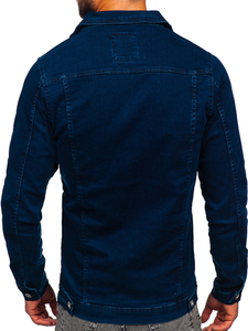 Custom Denim Jeans <b>Jacket</b> <b>with</b> Button Closure Premium Quality Casual Outerwear for Retail Brands OEM ODM Manufacturing Services - Product Image 2