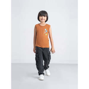 เสื้อกล้ามทรงปกติสำหรับผู้หญิง BURIM ลายกราฟิก เนื้อผ้าถักนุ่มสบาย ระบายอากาศได้ดี ไซส์ XS พร้อมโลโก้แบบกำหนดเอง สไตล์ลำลอง - Product Image 1