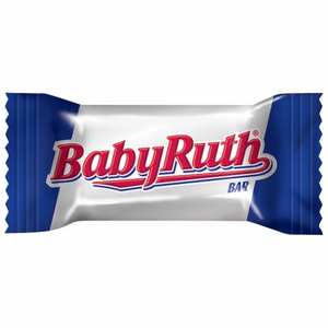 Barras de chocolate agridulces Baby Ruth con galletas, dulces y nueces, sabor dulce, embalaje a granel - Product Image 1