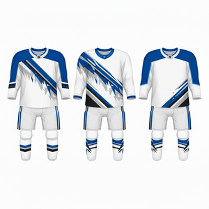 Ensembles de maillots de hockey personnalisés en sublimation pour hommes - Kit uniforme d'équipe complet 100% polyester à séchage rapide - Product Image 1