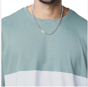 เสื้อยืดคอกลมเข้ารูปสำหรับผู้ชายเสื้อยืดฟิตเนสยิมฟิตเนสผ้าฝ้าย100% สองแผงออกแบบได้ตามต้องการ - Product Image 3