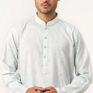 Precio al por mayor Color personalizado Hombres Shalwar Kameez Producto de alta demanda Hombres Shalwar Kameez Para la venta - Product Image 5