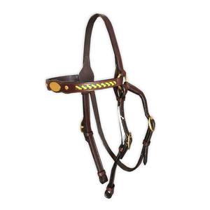 Brida de caballo de cuero Ecuestre de la mejor calidad, en stock, precio competitivo, servicio OEM, cabestros de caballo de cuero duraderos - Product Image 6