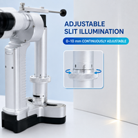 Microscopio Veterinario Portátil de Alta Calidad con Lámpara de Hendidura 10X 16X LED, Dispositivo de Diagnóstico Oftalmológico para Hospitales de Animales