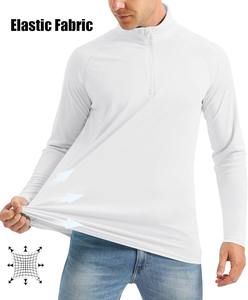 เสื้อเชิ้ตตกปลาแขนยาวสำหรับผู้ชายผ้า100% โพลีเอสเตอร์แห้งเร็วระบายอากาศได้ดี UPF 50 UV พิมพ์ลายดิจิตอลงานตามสั่ง - Product Image 3