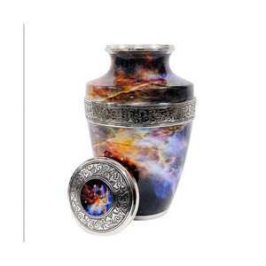 Urna funeraria biodegradable hecha a mano de nuevo diseño, urna funeraria para cremación de urna de latón blanco humano, calidad de exportación con calidad de exportación - Product Image 4