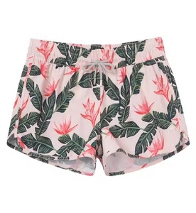 Custom Flower High <b>Waist</b> Casual Short For Women Print Polyester <b>Elastic</b> Short Sport Wear2025 Arrival Premium Apparel Women Short - Product Image 1
