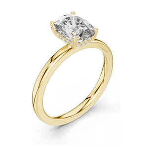 Bague de fiançailles en diamant de laboratoire ovale de 2,07 carats pour femmes, clarté VVS-VS EF, or 18 carats, 14 carats, 10 carats et argent 925, rose, jaune - Product Image 6