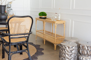 Vente en gros de table basse en rotin naturel et osier dans le couloir Mobilier d'intérieur Table de design d'intérieur faite à la main du Vietnam - Product Image 5