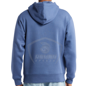 Sudaderas con Capucha de Invierno para Hombre, de Alta Calidad, con Logotipo Personalizado, Felpa Gruesa, Tinte Liso, 100% Algodón - Product Image 3