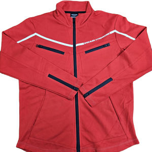 Nouveauté Veste zippée à manches longues pour hommes, logo personnalisé brodé, survêtements d'hiver recyclés et pantalons de survêtement imprimés - Product Image 4