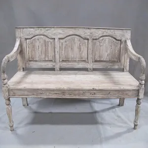 Деревянная скамейка, уличная мебель из тикового дерева, деревенский дизайн Qourtyard для садовой мебели, Лучшая цена