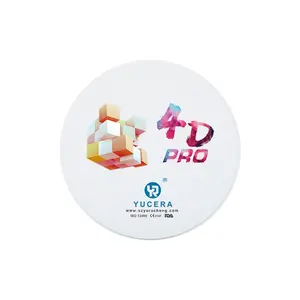 유세라 공장 직접 판매 치과 소모품 전체 아치 용 캐드 캠 4D 다층 지르코니아 디스크