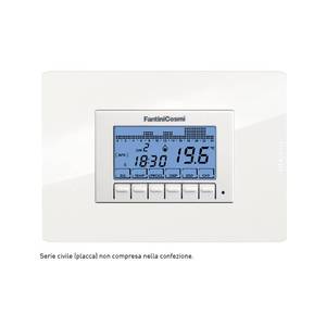 Fantini Cosmi CH141E Cronotermostato Settimanale Integrato per Sistemi HVAC - Product Image 1