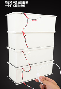 Vente en gros de boîtes de présentation en acrylique pour <span class=keywords><strong>garage</strong></span> de voitures à l'échelle 1/64 avec éclairage, boîte de rangement pour modèles de voitures miniatures de collection - Product Image 3