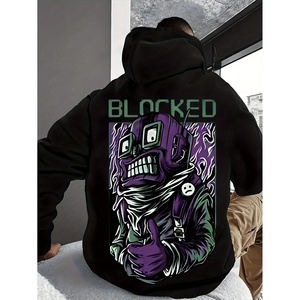 Pull-over de loisirs d'automne/hiver pour hommes, tricots et sweatshirts standard d'une couleur fabriqués en Chine - Product Image 1