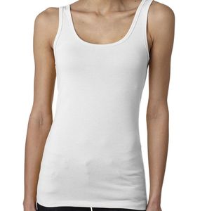 Camiseta sin mangas de algodón personalizada para mujer, ropa informal de alta calidad, características de talla grande, camisetas sin mangas al por mayor - Product Image 1