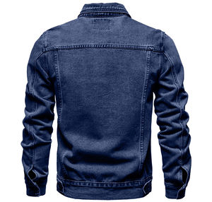 Chaquetas vaqueras para hombre de fabricante popular Diseño único Todos los colores Tallas grandes Precio de fábrica Estilo de calle principal para el invierno - Product Image 3