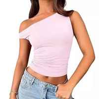Crop tops de qualité supérieure en gros pour adolescentes, design basique, impression personnalisée, crop top pour femme, t-shirts à séchage rapide pour femmes