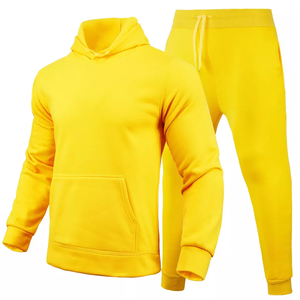 Survêtements en coton pour hommes avec logo personnalisé fabriqué en usine survêtements Streetwear respirants avec option de taille supérieure pour l'hiver - Product Image 5